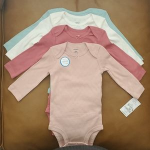NWT | Set of 4 Carter's girl onsies